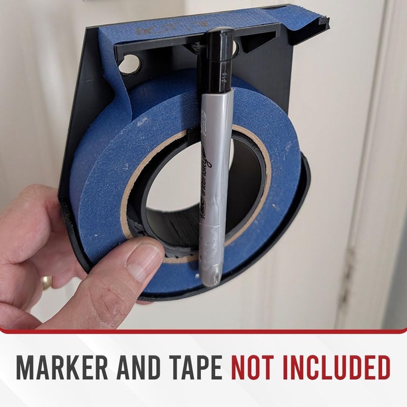 Engenuit USA Made NoteTaper - Wall-Mounted Tape Dispenser for Effortless Note-Taking - Perfect for Home & Office - Smart Sticky Note Storage & Organization Solution - Compact, User-Friendly Design - Image 5
